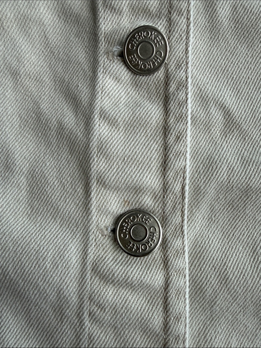 Cherokee Button-Front Sleeveless Dress - Picture 3 of 5